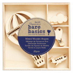 Bare Basics Wooden Shapes - Hot Air Balloon